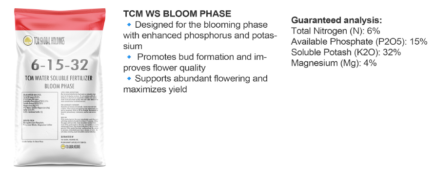 TCM WATER SOLUBLE FERTILIZERS