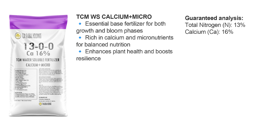 TCM WATER SOLUBLE FERTILIZERS